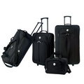 4PC VALUE LUGGAGE SET w/26" EXPANDABLE VERTICAL & 24" ROLLING DUFFEL